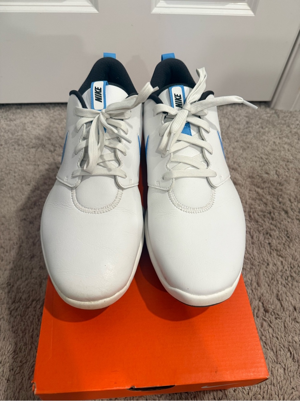 Nike Roshe Golf Tour- Golf shoes with Light Blue and Black Accents